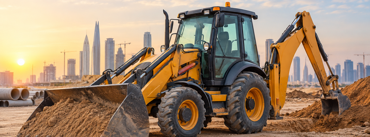 Backhoe Loader Rental in Saudi Arabia